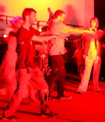 Zombies dance in synch