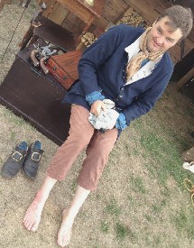 Mission with bare feet