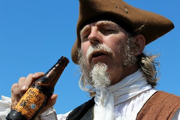 Dennis drinking RootJack