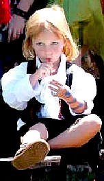 Girl and enjoying an Icee