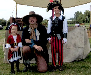 A brother and sister with Mission