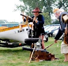 Mission and Mark Gist on the defender cannons