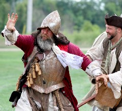 MA d'Dogge being held back