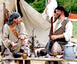 Thomas and Rats cleaning guns