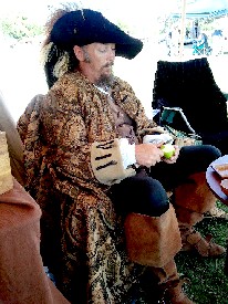 Shannon eating an apple