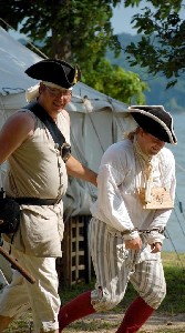 Thief Michael Bagley led around camp