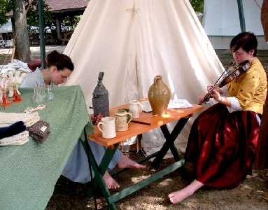Elizabeth Bostelman and Rosanne at the Sign of the Green Turtle