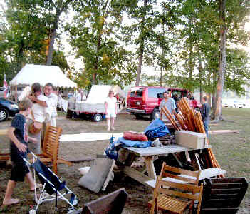 The Thatchers arrive