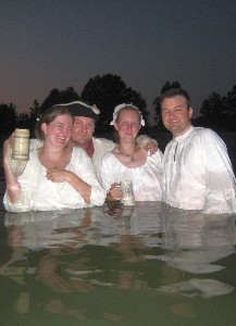 Kate, Michael, Chole and I out paddling