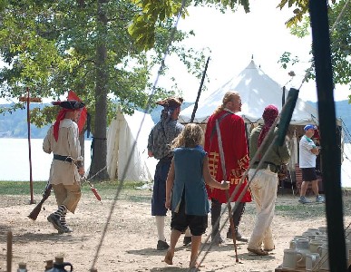 Leading the governor away