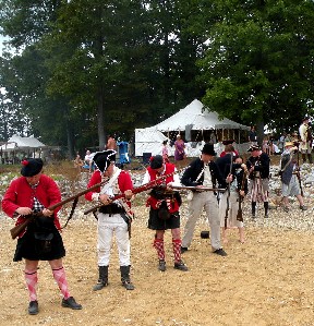 Defenders prepare their weapons