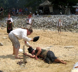 Michael stealing hats 2