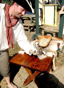 Michael Bagley animates the wolf pelt