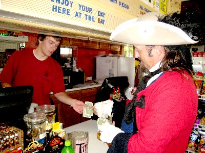 Shannon inside the Park Drive Thru