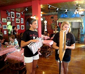 The waitresses in Pasquales