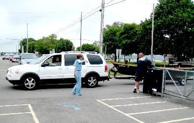 Michael Backing Out of Wrong Lot