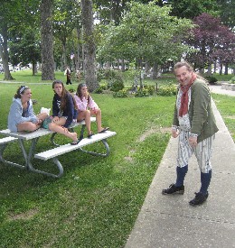 Park Girls Arguing with Michael