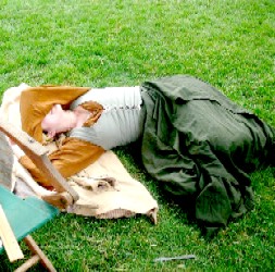 Georgia worn out from drawing