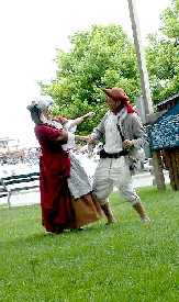 Lisa and Silas Scuffle