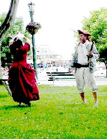 Lisa and Silas scuffle 2