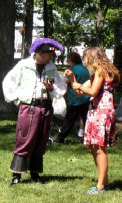 Animated woman & pirate 2