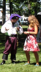 Animated woman & pirate 4