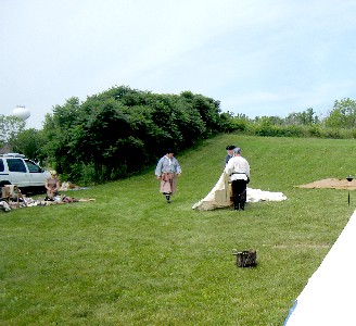 Tearing down the camp