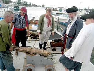 Guys around a cannon