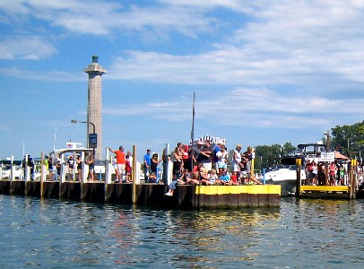 The dock people watch