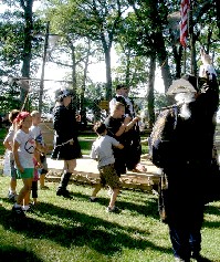 The proxies rush the stage