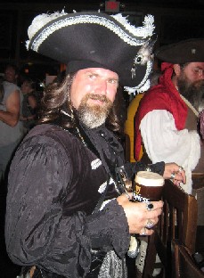 Bill Kroska enjoying a beer