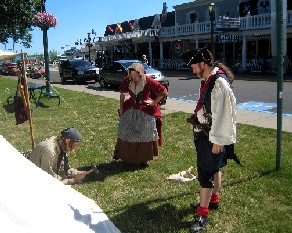 Setting up the Surgeon's Tent