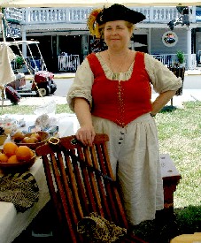 Jennie, running the cooking tent