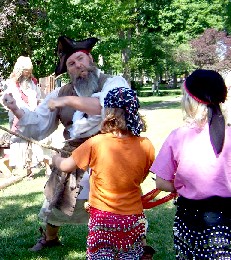 Clint explaining the Haul Away Song