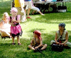 Pink pirate with sword