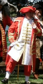 Ty vamping for the crowd