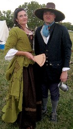 Mary Diamond and Mission at camp