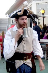 Lob on Michael C's hat