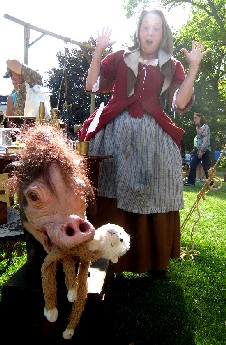 Cheeky alarmed at Scrofia