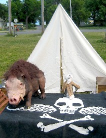 Scrofia and Lob on the Mercury Flag
