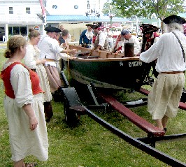 Pulling the Black Sheep onto the Trailer