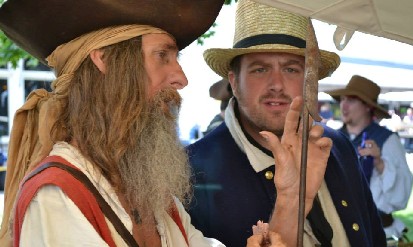 Billie Showing Off His Mermaid Spear