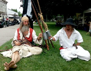 Billie and Vince Toasting