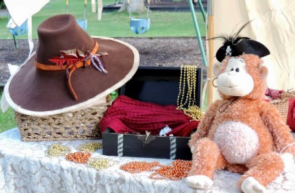 Flapjack on the Sos Boss Table with Mission's Hat