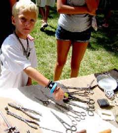 Kid Selecting an Instrument