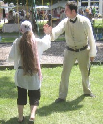 Adam gives Peppermint Patty High Fives