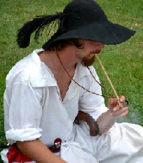 Vince, Smoking a Pipe