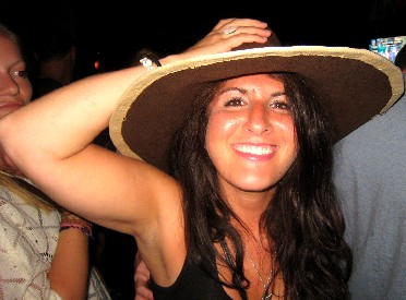 Girl in the Patrick Hand Hat