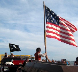The Two Flags on the Ferry