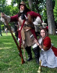 MD and Bess Doing the Leg Cling